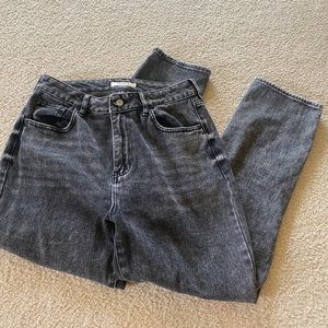 Pacsun faded black mom jeans